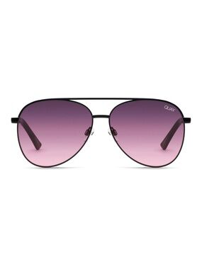 Quay Australia Vivienne 64mm Aviator Sunglasses